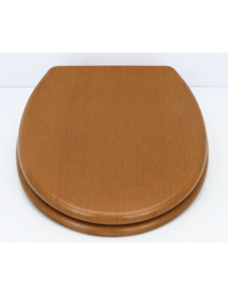 Abattant WC Allia PRIMA Compact noyer clair Frein de Chute