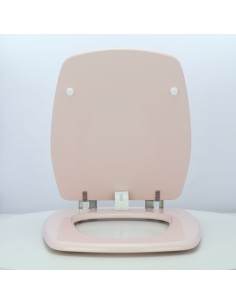 Abattant  WC rechange pour WC SELLES CHEVERNY Rose fabriqué par ETOOS 2