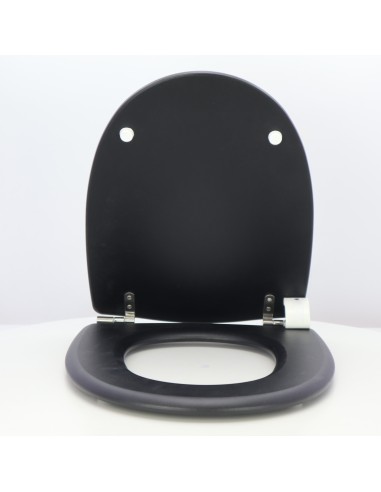 Abattant  WC rechange pour WC SELLES Antibes Noir fabriqué par ETOOS