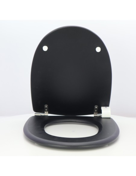 Abattant  WC rechange pour WC SELLES Antibes Noir fabriqué par ETOOS