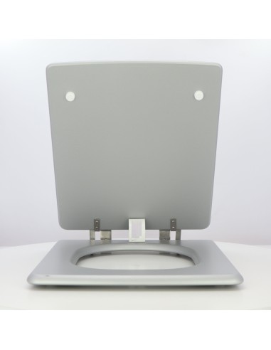 Abattant pour WC SELLES SHANGA Argent fabriqué par ETOOS