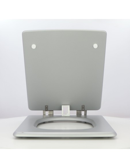 Abattant pour WC SELLES SHANGA Argent fabriqué par ETOOS