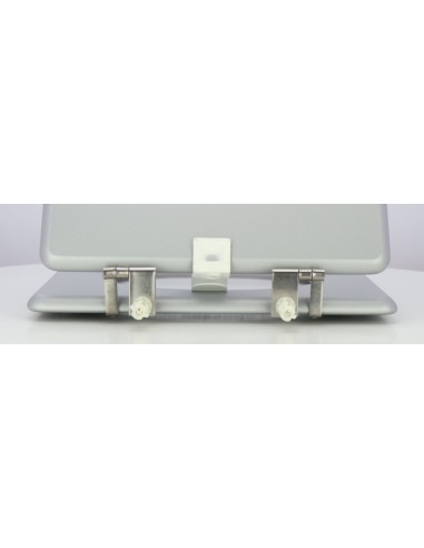 Abattant pour WC SELLES SHANGA Argent fabriqué par ETOOS