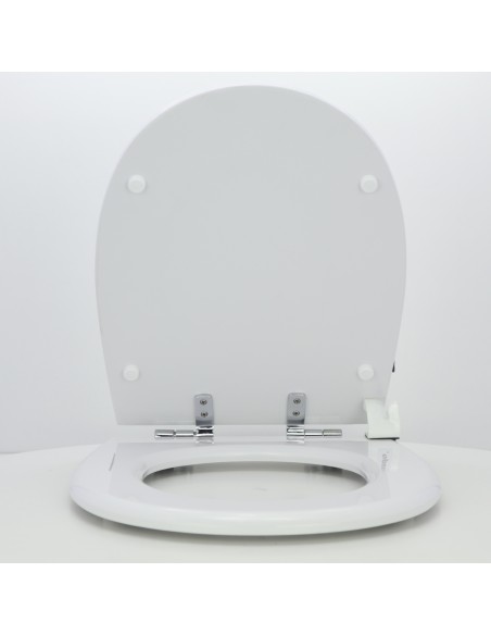 Abattant WC Selles Gilia Frein De Chute Fait Sur Mesure Blanc