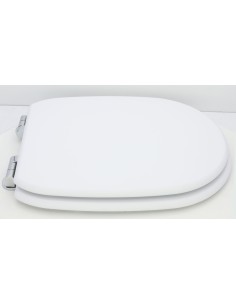 Abattant WC Selles Joan Suspendue Frein de Chute Fait Sur Mesure Blanc Mat 2