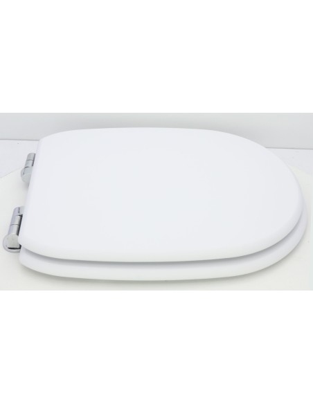 Abattant WC Selles Joan Suspendue Frein de Chute Fait Sur Mesure Blanc Mat