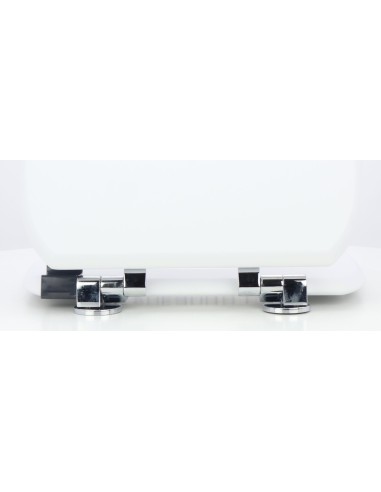 Abattant WC Selles Joan Suspendue Frein de Chute Fait Sur Mesure Blanc Mat