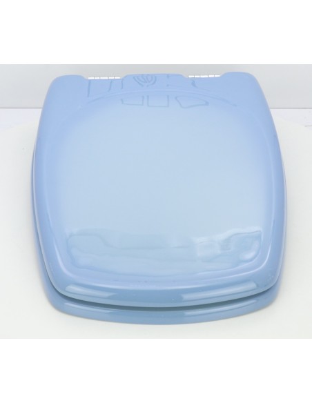 Abattant  WC de rechange pour WC SELLES CHEVERNY Bleu Myosotis Jaspé