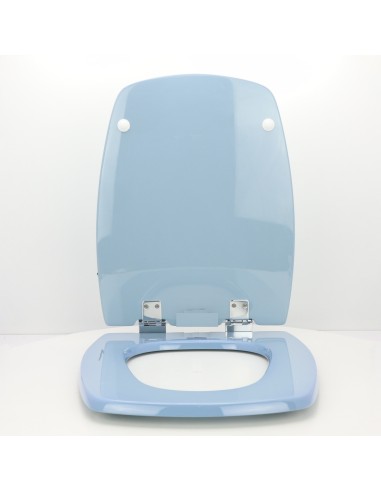 Abattant  WC de rechange pour WC SELLES CHEVERNY Bleu Myosotis Jaspé