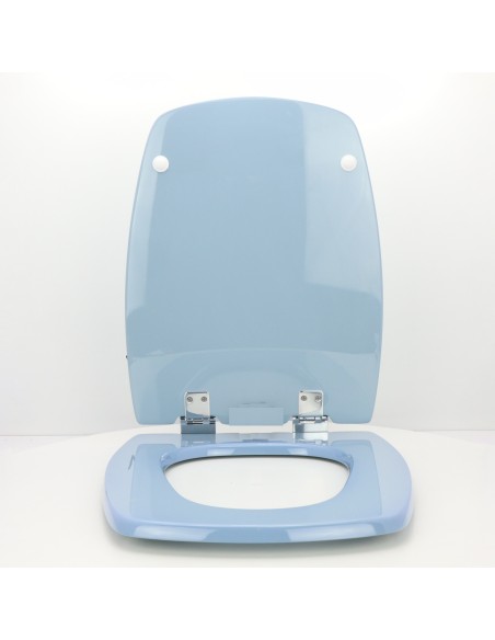 Abattant  WC de rechange pour WC SELLES CHEVERNY Bleu Myosotis Jaspé