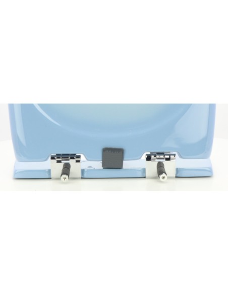 Abattant  WC de rechange pour WC SELLES CHEVERNY Bleu Myosotis Jaspé