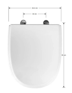 Abattant  WC de rechange pour WC SELLES MARLY 2 Blanc 2