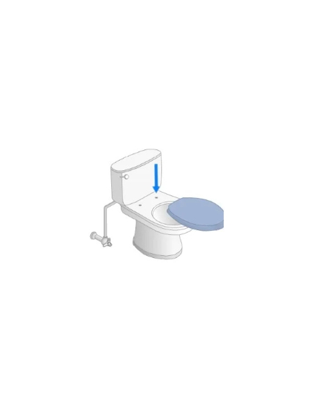 Abattant  WC de rechange pour WC SELLES MARLY 2 Blanc