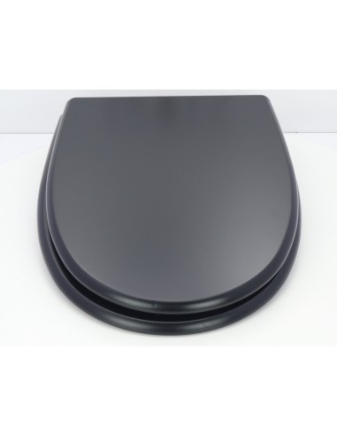 Abattant  WC pour WC SELLES Gilia NOIR Frein De Chute ETOOS