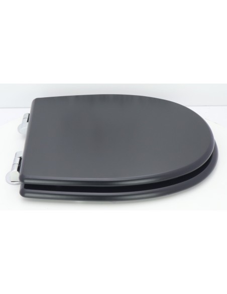 Abattant  WC pour WC SELLES Gilia NOIR Frein De Chute ETOOS