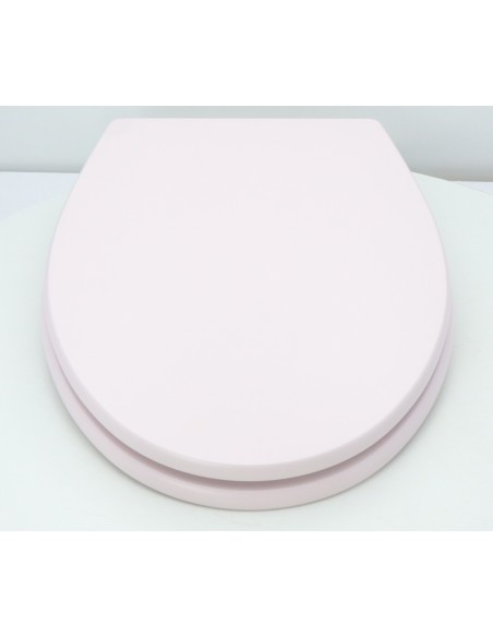 Abattant  WC SELLES Sully Frein De Chute Rose illusion en bois