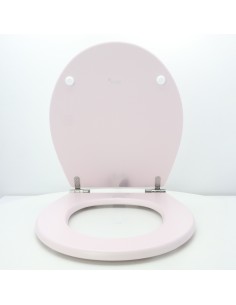 Abattant  WC SELLES Sully Frein De Chute Rose illusion en bois 2