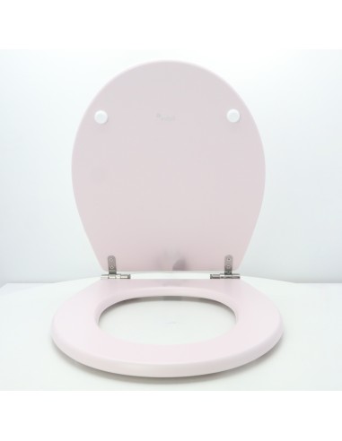 Abattant  WC SELLES Sully Frein De Chute Rose illusion en bois