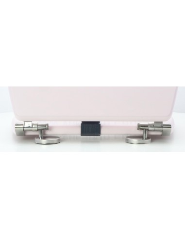 Abattant  WC SELLES Sully Frein De Chute Rose illusion en bois