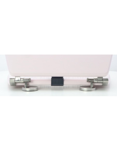 Abattant  WC SELLES Sully Frein De Chute Rose illusion en bois