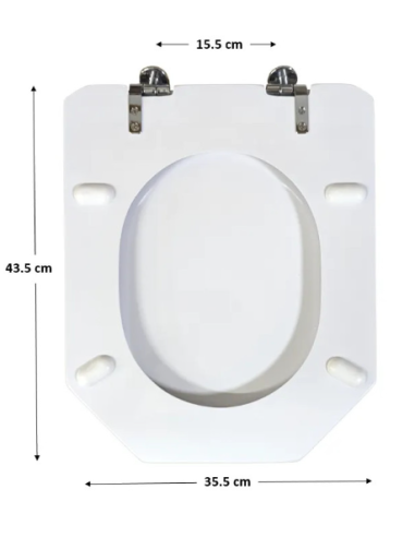 Abattant  WC de rechange pour WC SELLES EQUIPAGE 2 fabriqué par ETOOS