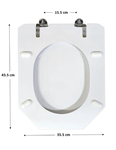 Abattant  WC de rechange pour WC SELLES EQUIPAGE 2 fabriqué par ETOOS
