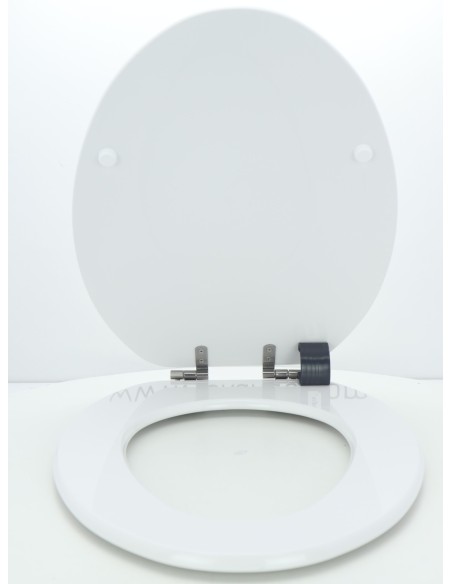 Abattant WC compatible avec ALLIA ARPEGE SUSPENDU - BLANC– Fabrication sur mesure