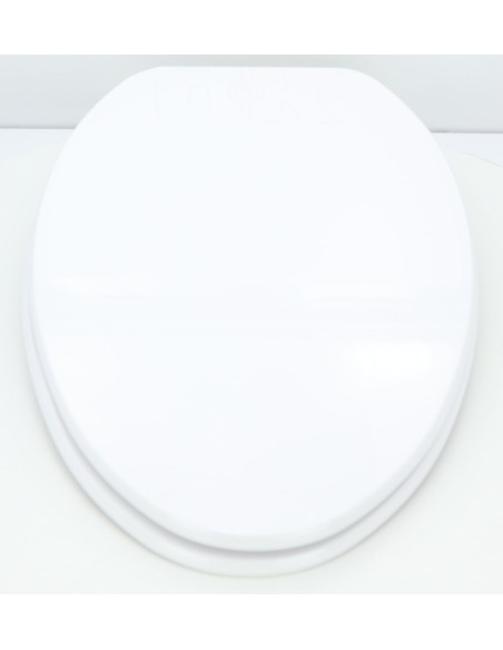 Abattant WC compatible avec ALLIA ARPEGE SUSPEDU - BLANC – Frein de chute - Fabrication sur mesure