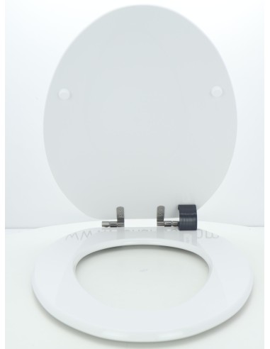 Abattant WC compatible avec ALLIA ARPEGE SUSPEDU - BLANC – Frein de chute - Fabrication sur mesure