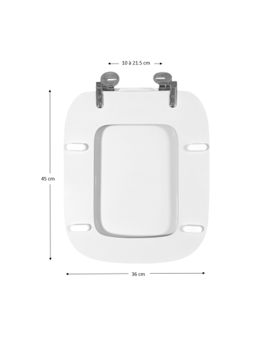 Abattant WC Allia PRIMA STYLE blanc