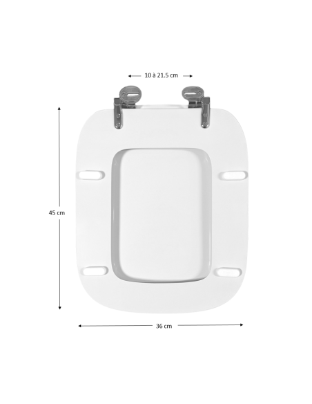 Abattant WC Allia PRIMA STYLE blanc
