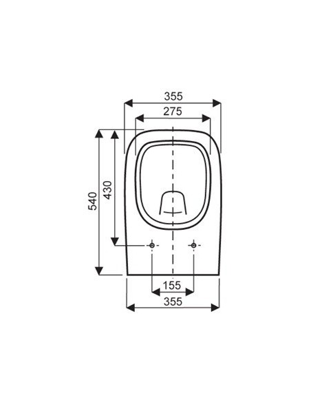 Abattant WC Allia PRIMA STYLE blanc
