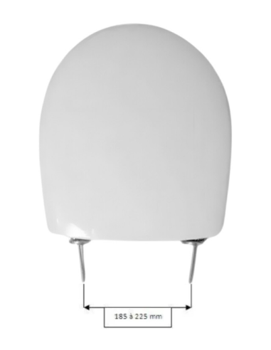 Abattant  WC pour WC ALLIA PRIMA Compact blanc fabriqué par ETOOS