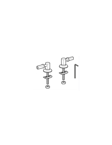 Matériel pour fixer les toilettes