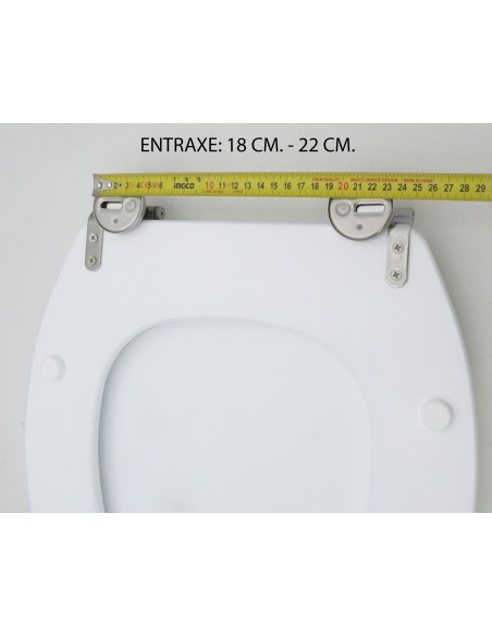 Abattant  WC pour WC ALLIA PRIMA Compact blanc fabriqué par ETOOS