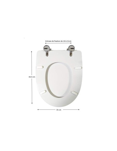 Abattant WC Allia DESIRADE droit