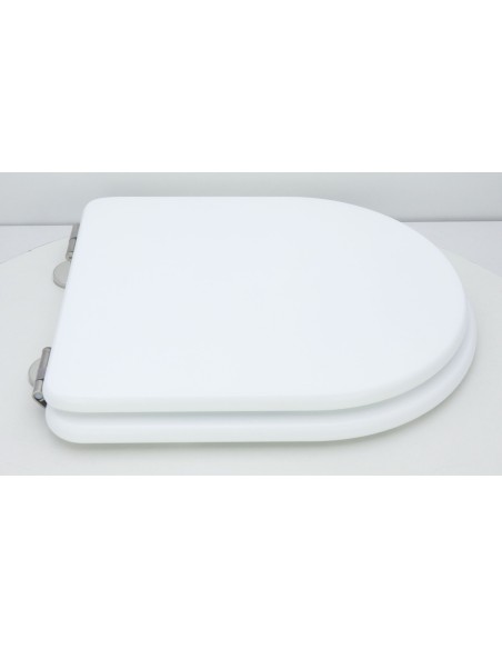 Abattant WC Allia PRIMA Rimfree blanc bois frein de chute