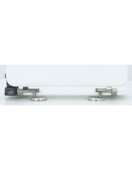 Abattant WC Allia PRIMA Rimfree blanc bois frein de chute