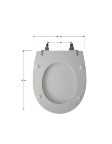 Abattant WC Allia SCARLET chocolat