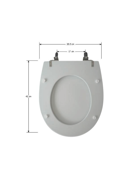 Abattant WC Allia SCARLET chocolat